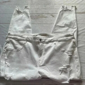 American eagle next level stretch white jeggings size 24